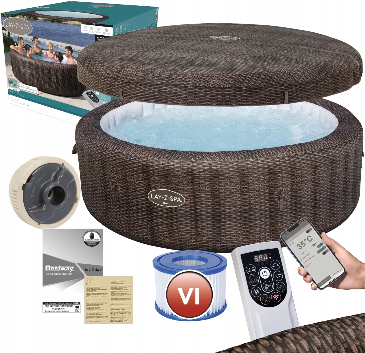 Najlepsze dmuchane spa Bestway – wybór modeli i ich funkcje