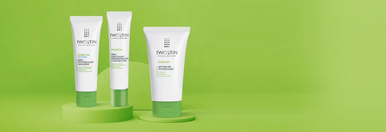 Aktywny krem eliminujący niedoskonałości Purritin Iwostin – skuteczność i opinie